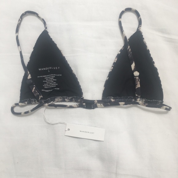 WANDERLUST COCO SHIRRING TOP LEOPARD - Picture 4 of 4